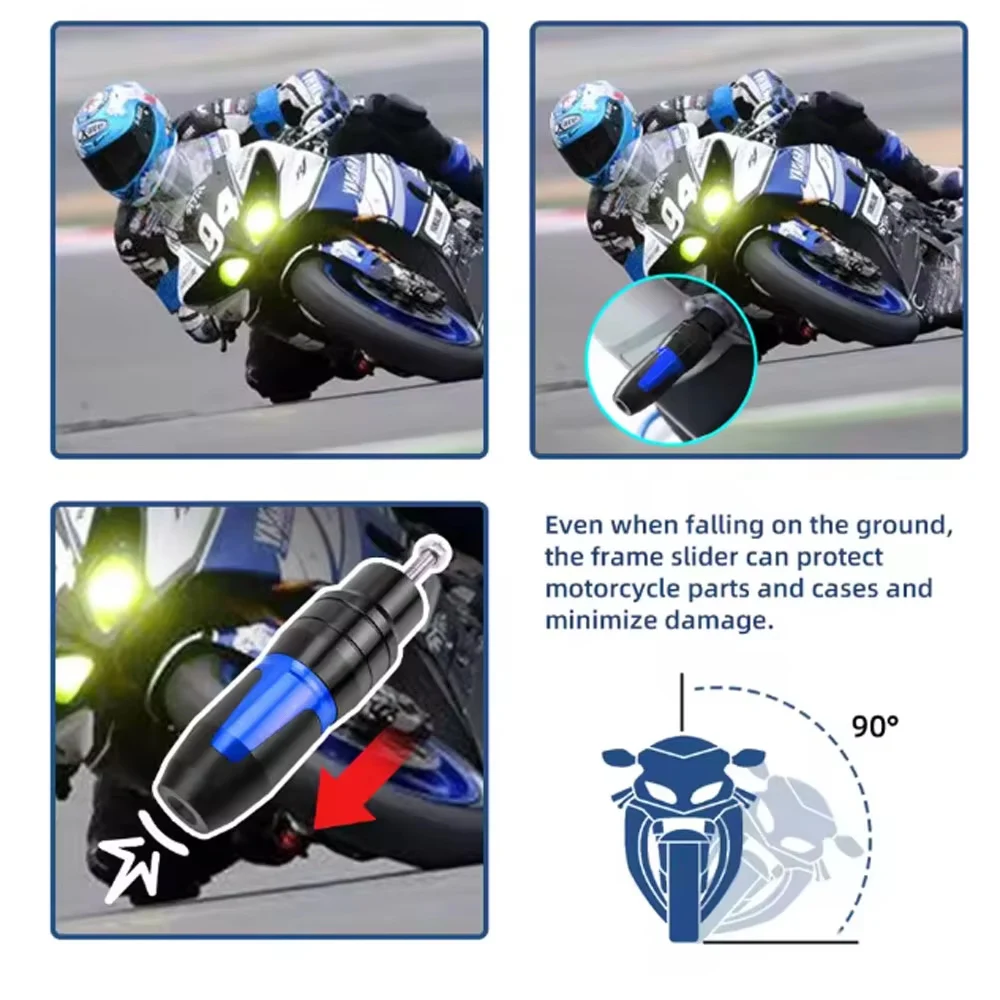 For Zontes zontes 368G 368g Motorcycle CNC Accessoires Falling protection Exhaust Slider Crash