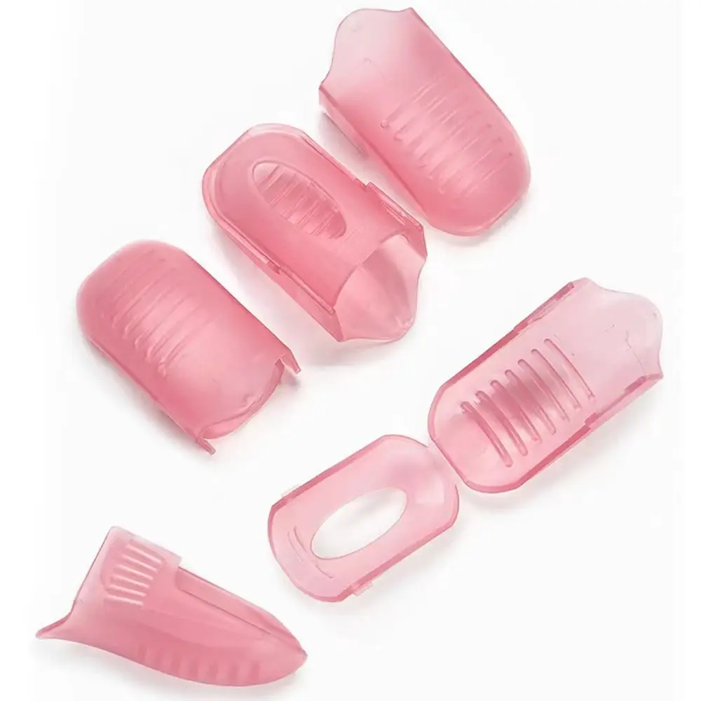 Reemplazo de uñas reutilizable, tapa para remojar, suministros para uñas, Clips removedores de manicura ajustables, herramientas de manicura antideslizantes