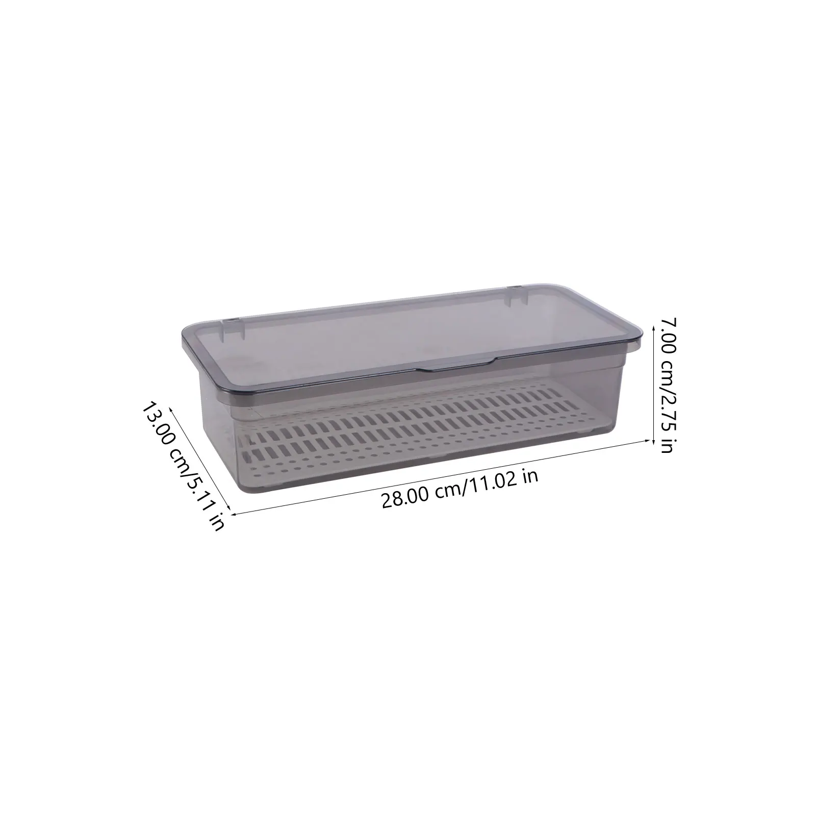 

Plastic Chopsticks Drain Storage Box With Lid Waterproof Kitchen Utensil Container For Countertop Storage