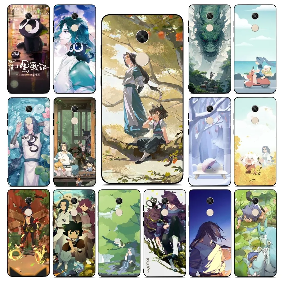 

The Legend of LUOXIAOHEI Phone Case For Redmi Note 4 X 5 A 6 7 8 T 9 9S 10 11 11S 11Epro Poco M3 pro