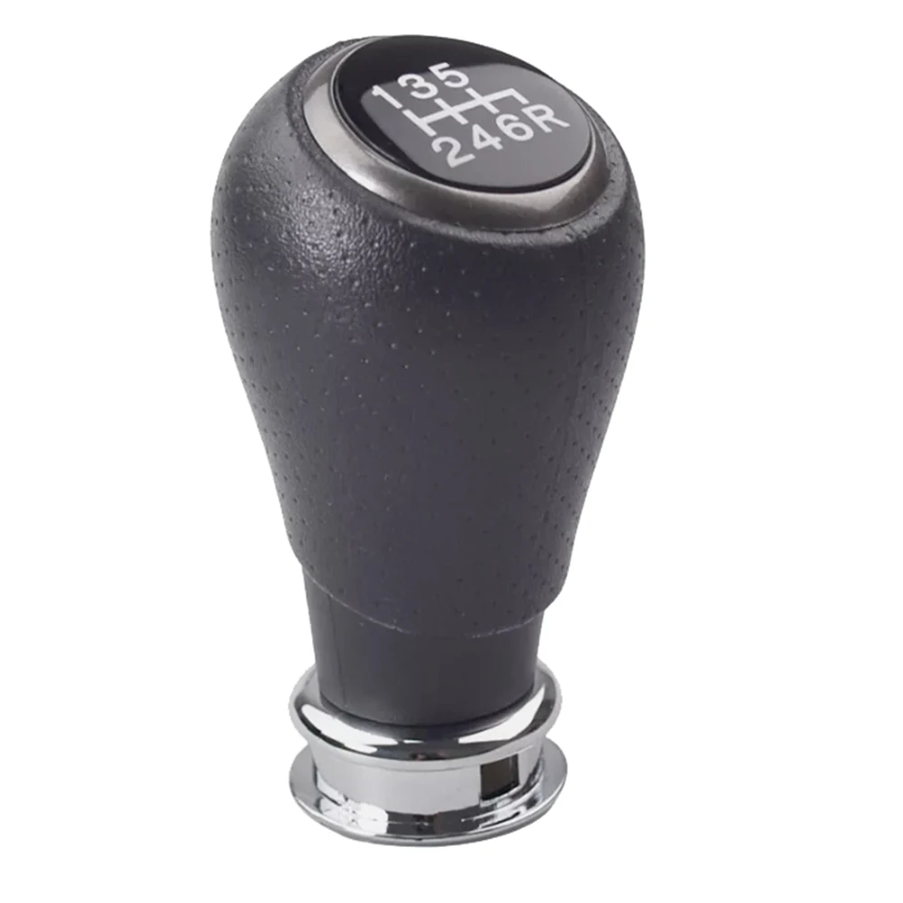 Leather Gear Shift Knob for Honda For CRV 2006 2011 III Gen Features 6 Speed + R for Enhanced Driving Experience