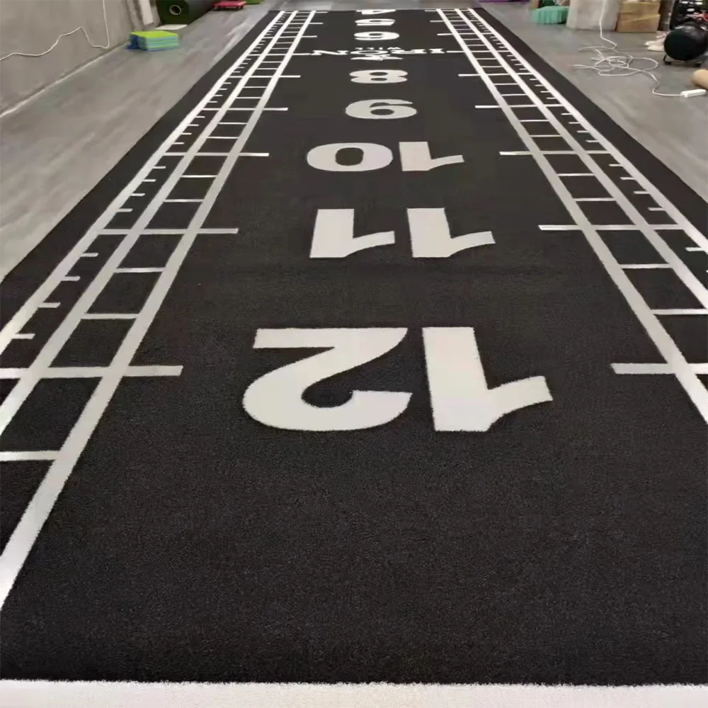 

Custom Black & Green PP Material Gym Floor Turf Carpet Multi-Use Artificial Grass Mats For Fitness Sports & Sled Track