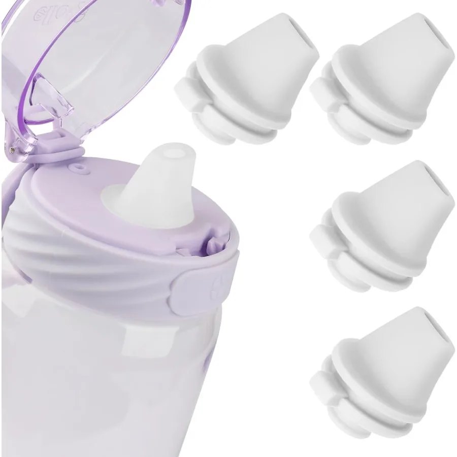 

4 шт., замена укусового клапана, совместимая с Ello 32 унций Cooper, бутылки для воды из нержавеющей стали, мундштук для бутылки с водой, без BPA, кремний