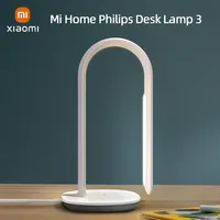 Xiaomi Mijia Philips Table Lamp 3 LED Smart Desk for Room Bedside Reading Light 10 Level Touch Night Lamp for Bedroom