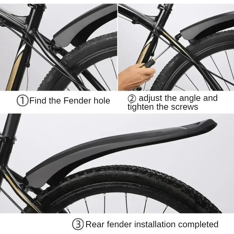 Bike Fenders Mudguard Widen For 26-29inches MTB Fender E-Bike Universal Adjustable Front Rear Bicycle Fenders Wing Cycling Parts