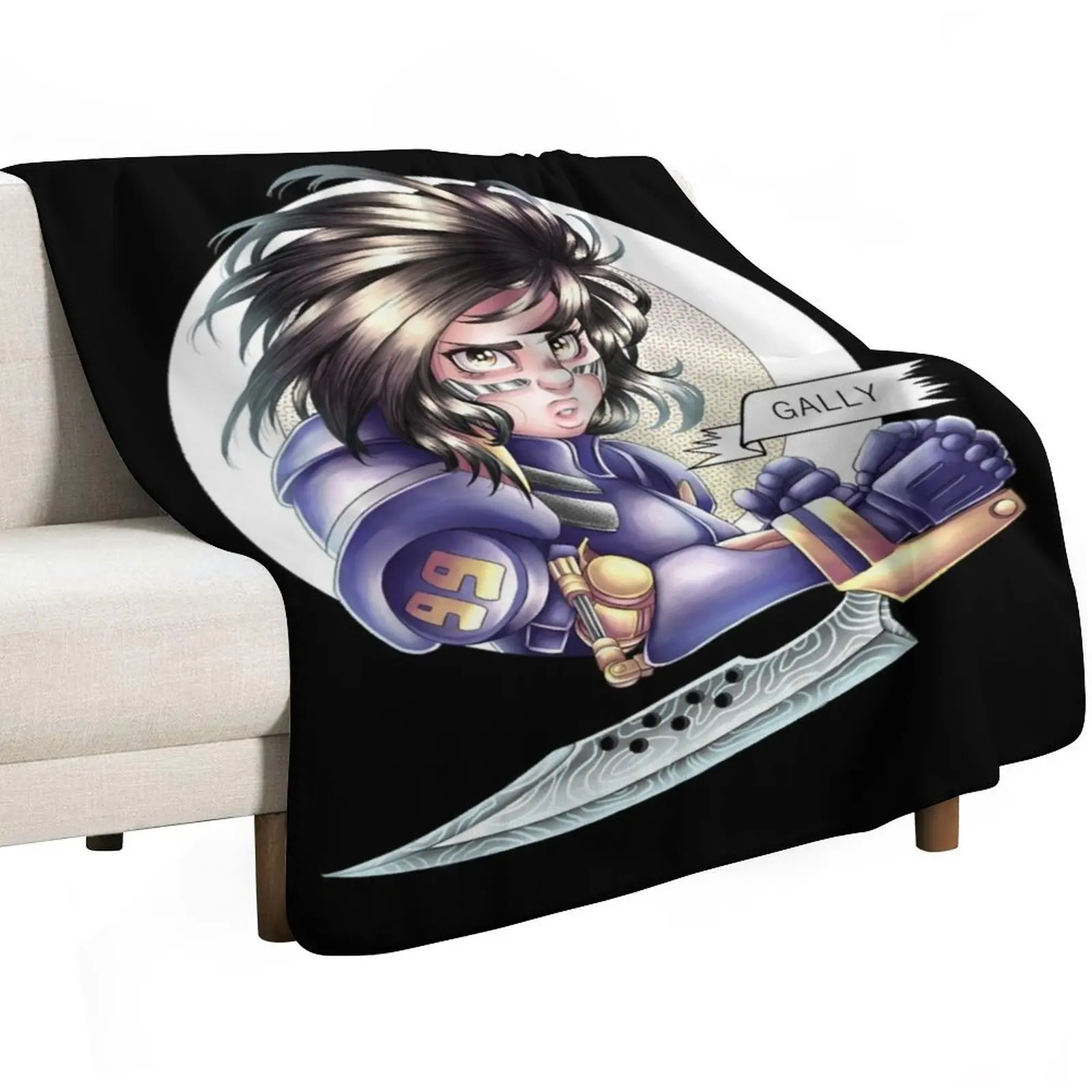 Mens My Favorite Motorball Alita Funny Graphic Gifts Throw Blanket Vintage christmas decoration Baby Cute Plaid Beach Blankets