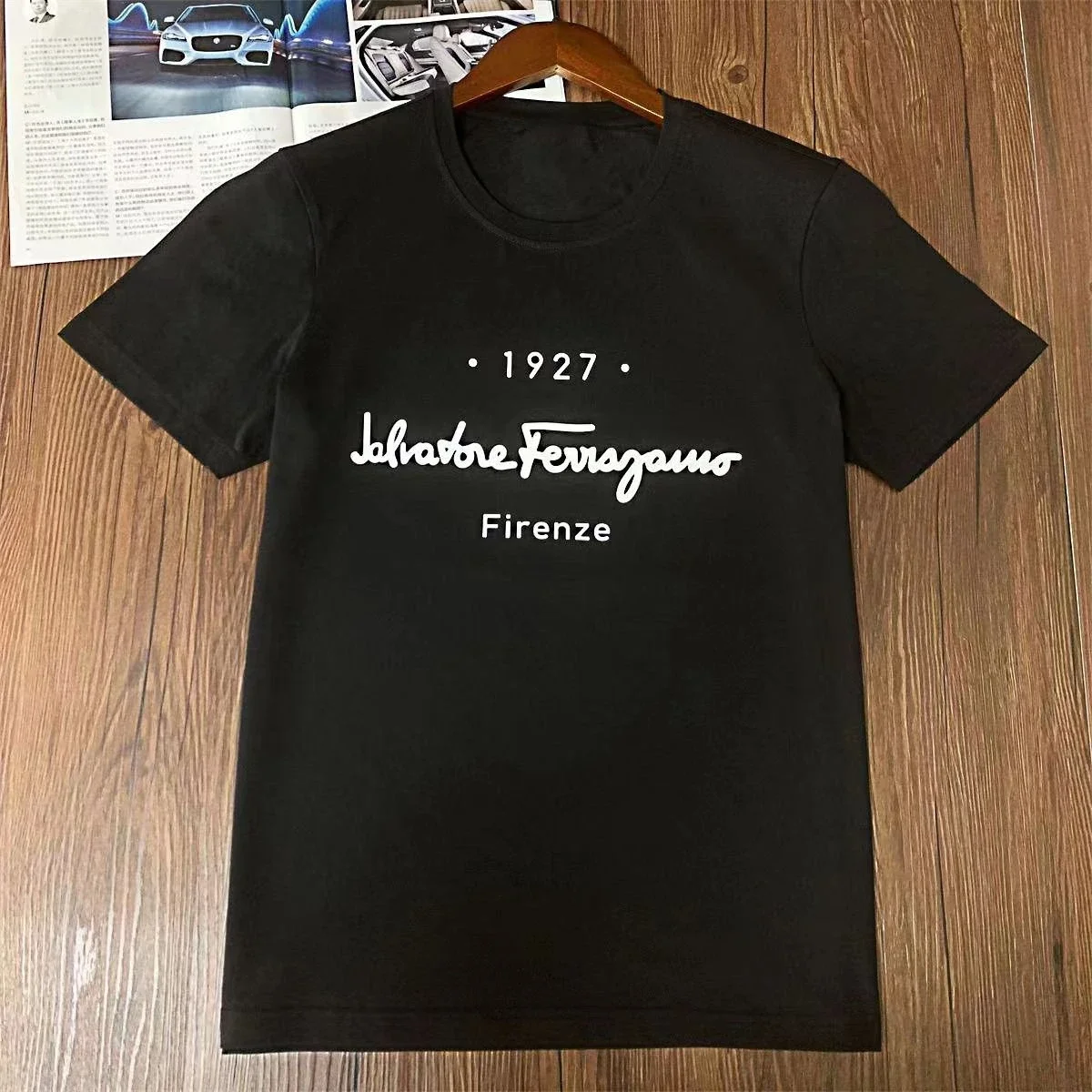 

Men's Summer Short Sleeved Casual Printed Fashion Trend O-Neck Street Retro Fun Comfortable Loose Breathable Daily Clothing