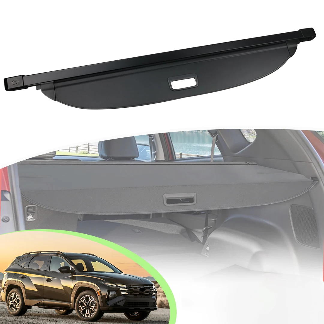 

Cargo Cover fits for Hyundai Tucson 2022-2025 2026 Retractable Trunk Cover Shield Shade Privacy Screen Accessories