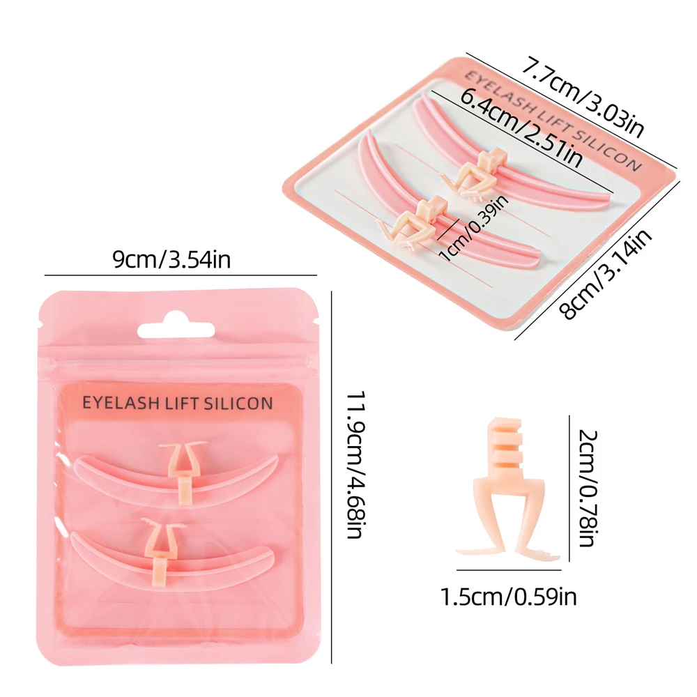 Eyelash Extension Separator Lashes Accessories Wholesale Reusable Silicone Pads Lash Extension Supplies Eyelash Separator Kit