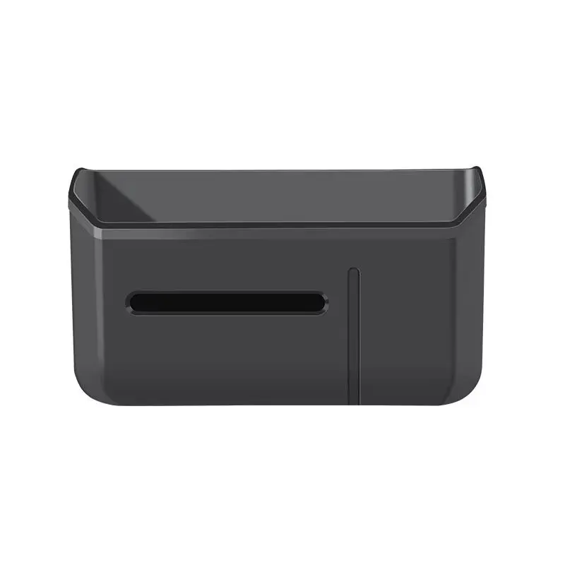 Scatola di immagazzinaggio in TPE per Tesla Model 3 Model Y 2021-2025 Scatola di immagazzinaggio per sedile posteriore Scatola di fazzoletti Pattumiera Accessori multifunzionali