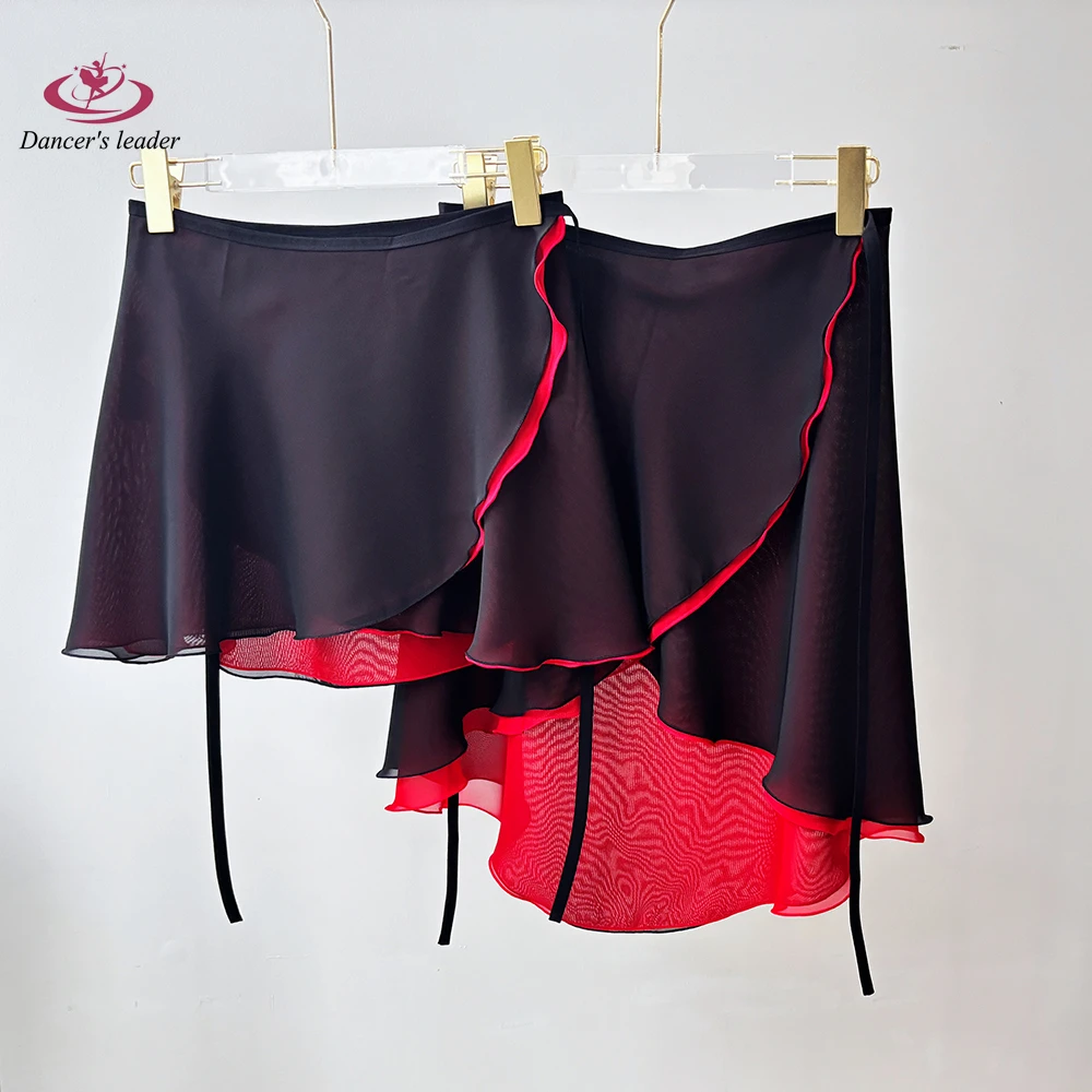 

Двусторонние балетные юбки для женщин, юбки для гимнастики, балетные костюмы для взрослых женщин, лирические юбки