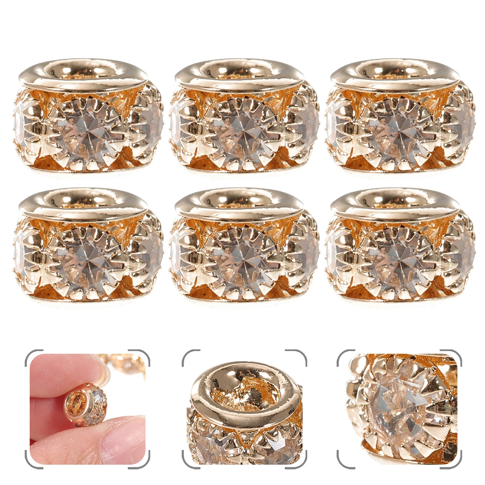 

100 шт., ожерелье, цепочка, компоненты, кристаллы, встроенные рондели, прокладки, ремесленная фурнитура для DIY браслета, подвеска, украшение