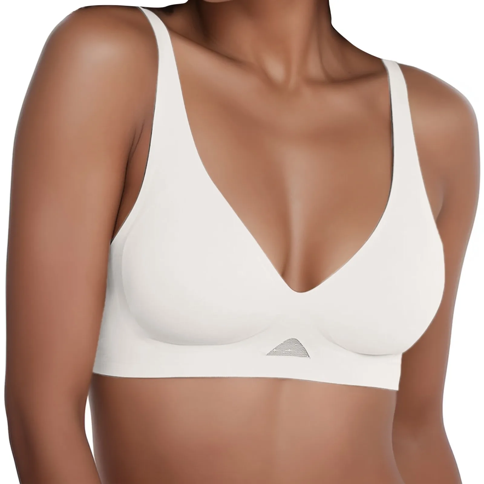 Hochwertige nahtlose Damen unterwäsche Sommer Dünn schnitt atmungsaktiv und bequem kleine Brust ohne Stahlring Soft Support BH