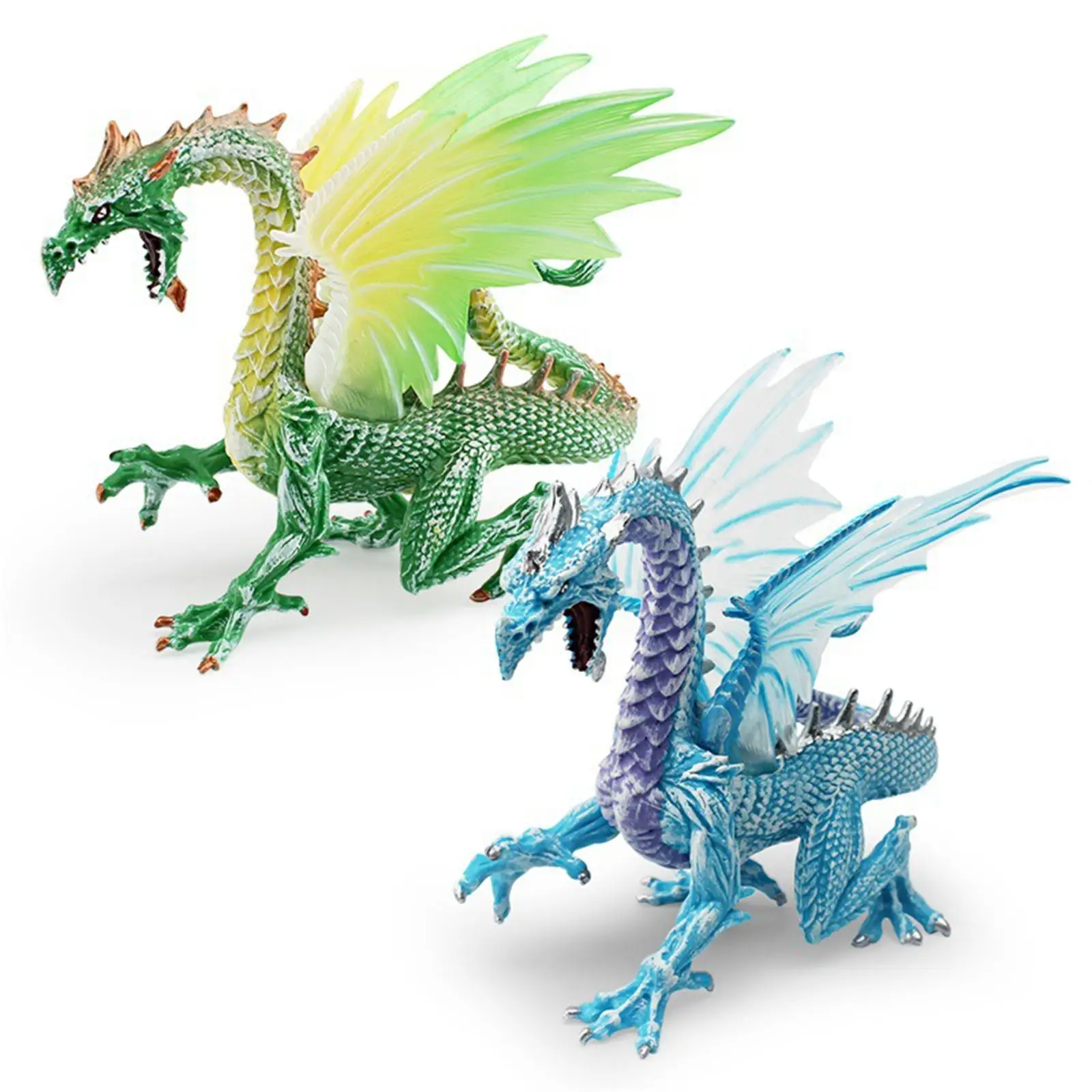 Dragon Action Figure, ของเล่นมังกร, รูปของเล่นทาสีมือสมจริง,