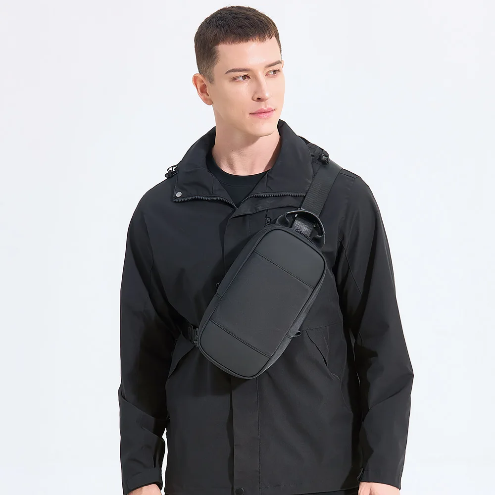 

Men's Chest Bag Casual Shoulder Crossbody Bags for Male 2026 Summer Chest Rig Body Bag Waterproof Man Messenger Sports Travel