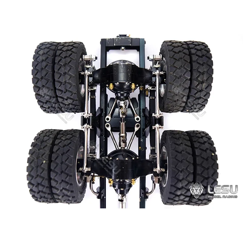 1/14 Truck Heavy Duty Rear Suspension Assembly X-8019 Tamiya Tractor Upgraded and Modified Parts LESU Model Car accessories