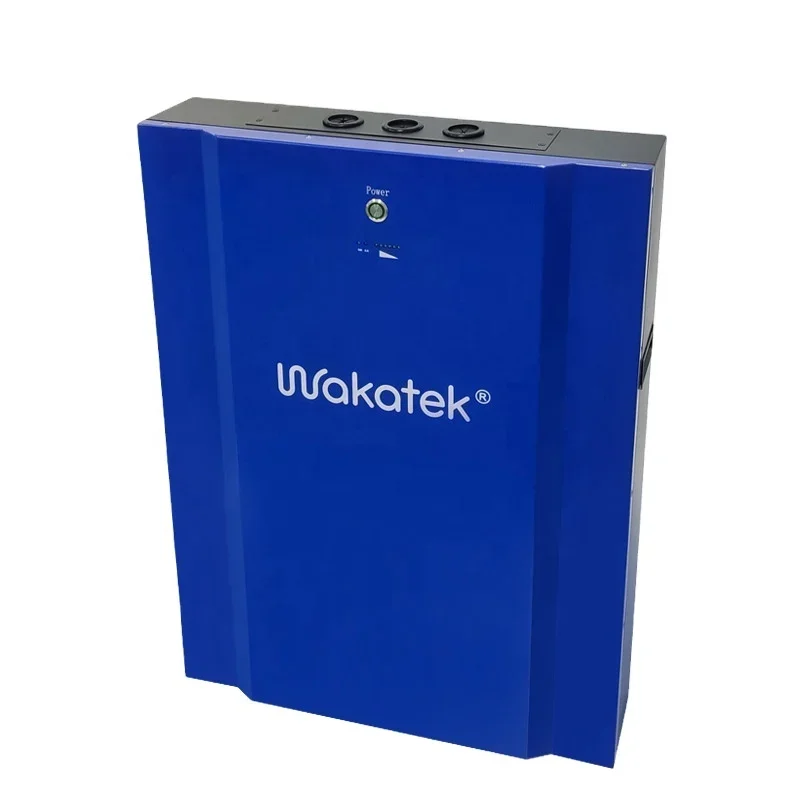 WAKATEK 48V Lithium Ion Battery 10KWH 200Ah LiFePO4 Battery 48V Solar System Lithium Battery