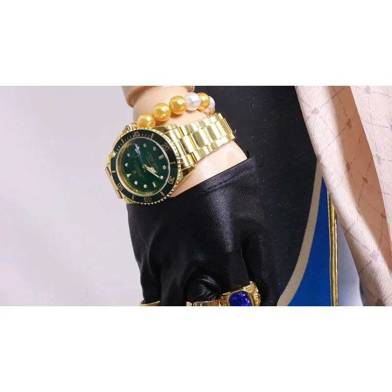 أزياء هونكاي ستار رايل افينتورين التأثيرية، أزياء قبعة الساعة، ملابس حفلات الكرنفال، ملابس لعب الأدوار للبالغين، مجموعة كاملة من الزي الرسمي للرجال