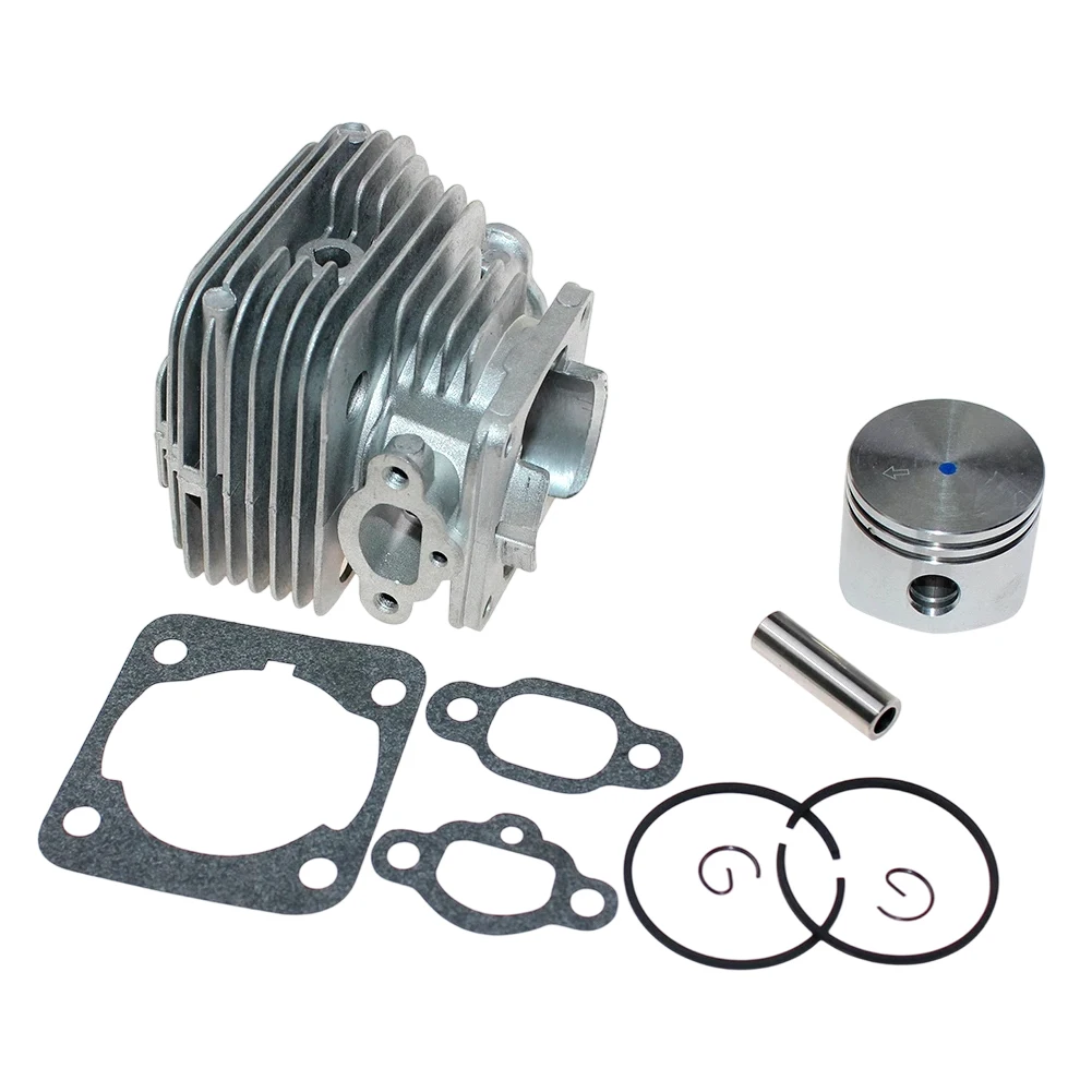 40mm Cylinder and Piston Kit for Oleo For Mac For EFCO Brushcutters Includes Spark and Complete Gasket Package