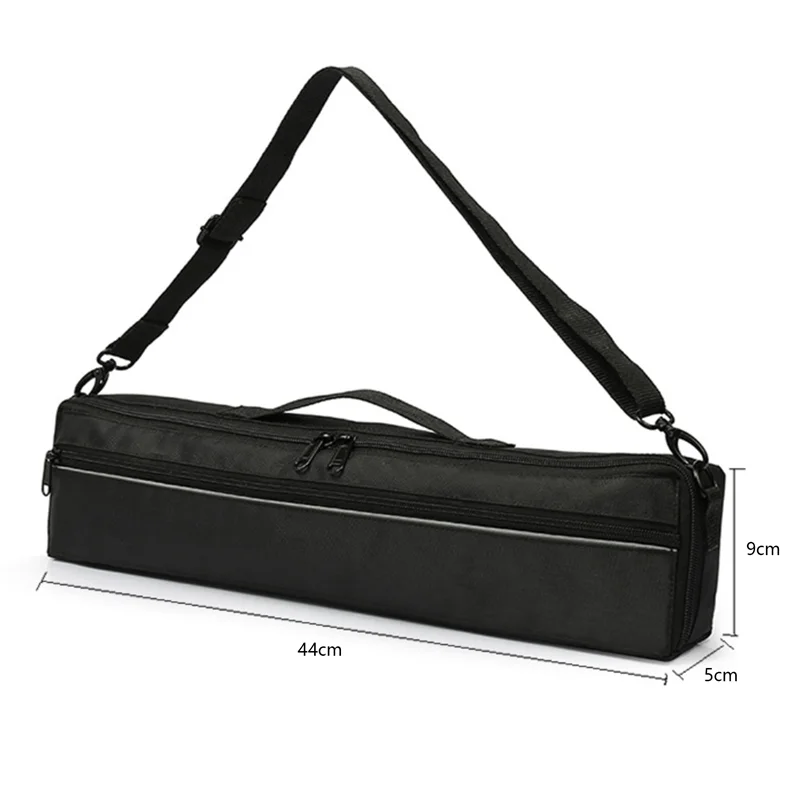 2X Portable 17 Holes Flute Case Cover Bag,Nylon Flute Bag, Gig Bag, Flute Case,17 Hole Flute Accessories