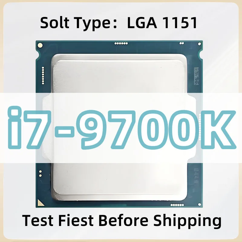 i7-9700K LGA1151 CPU 8-cores 8-threads 3.6GHz 12MB 95W 9th Generation Processor for H370 Z390 Motherboard i7 9700K processor