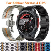 22mm Metal Bracelet Strap For Zeblaze Stratos 4 3 2 GPS Correa Band For Zeblaze Vibe 7 7 Pro 7 Lite/GTS 3 GTR 3 Pro Btalk 3 Plus