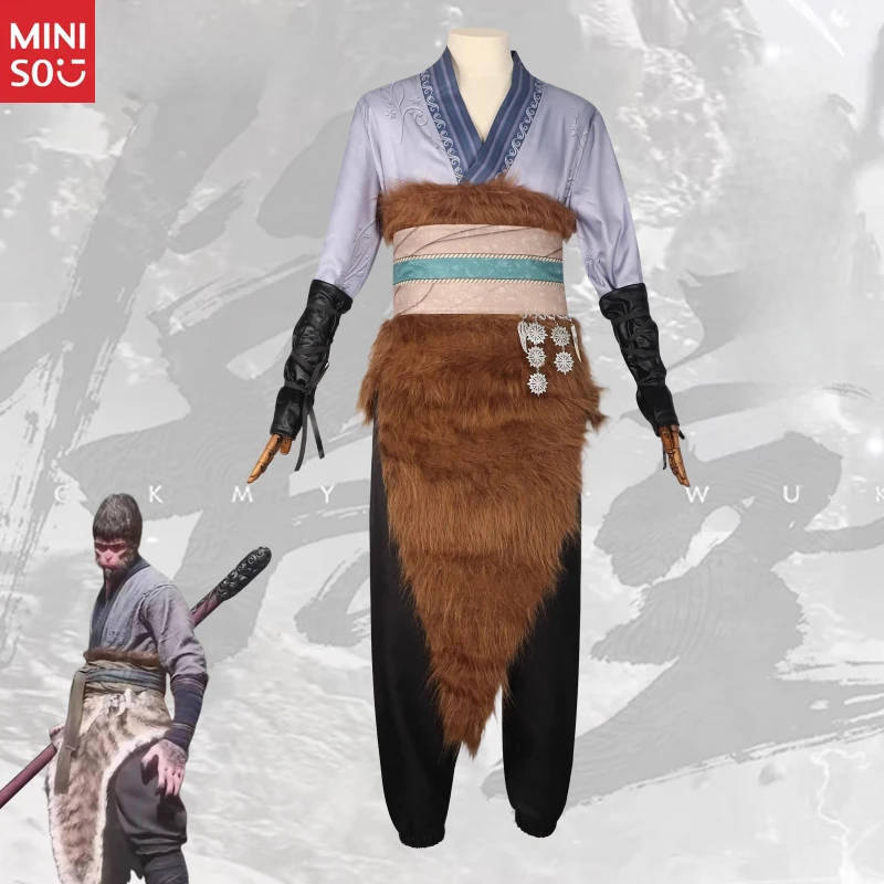 

Косплей Miniso Black Myth Wukong, стартовый наряд Sun Wukong, элегантный комплект костюмов Hanfu