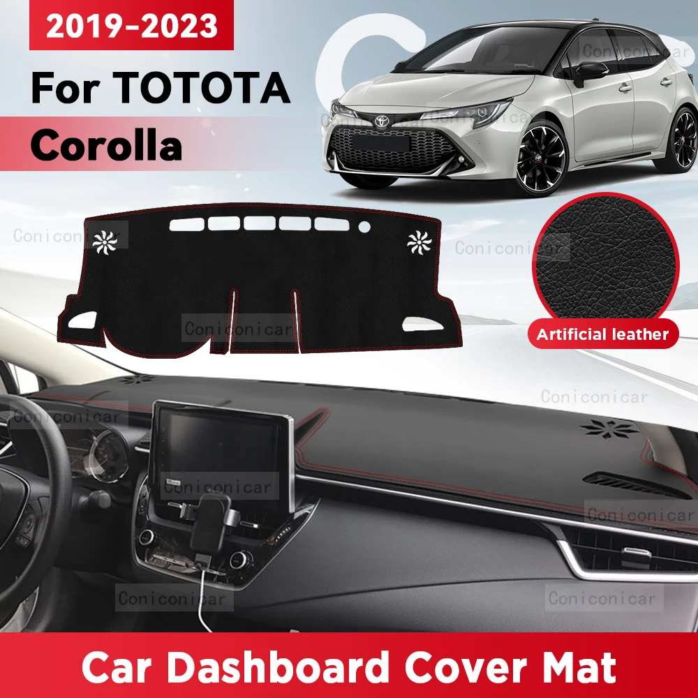 

For TOYOTA Corolla E210 2019-2023 Car Dashboard Cover Mat Sun Shade Pad Avoid Light Mat Instrument Protection Accessories