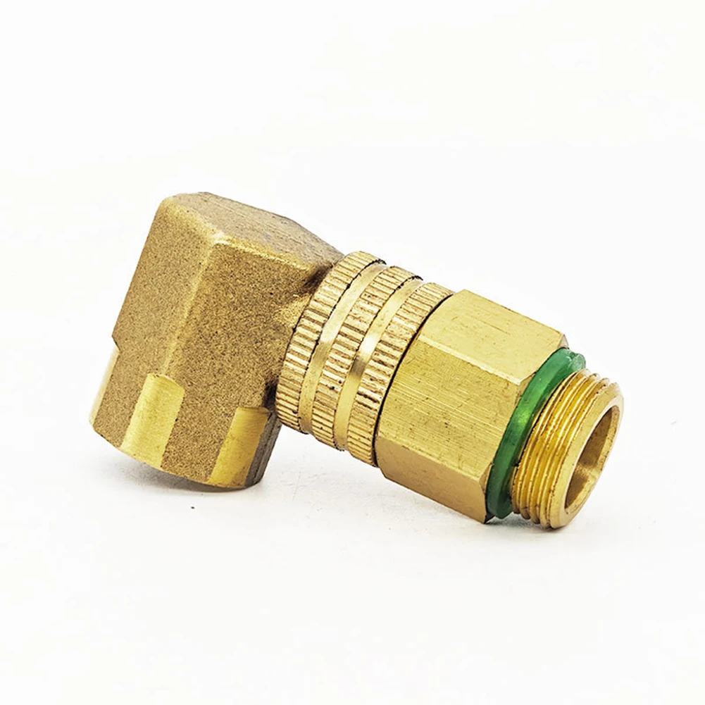 All Copper 90° Bend Quick Connect Nozzle Accessories For Agricultural Spray Elbow Pipe Fitting Connector Coupler For Water