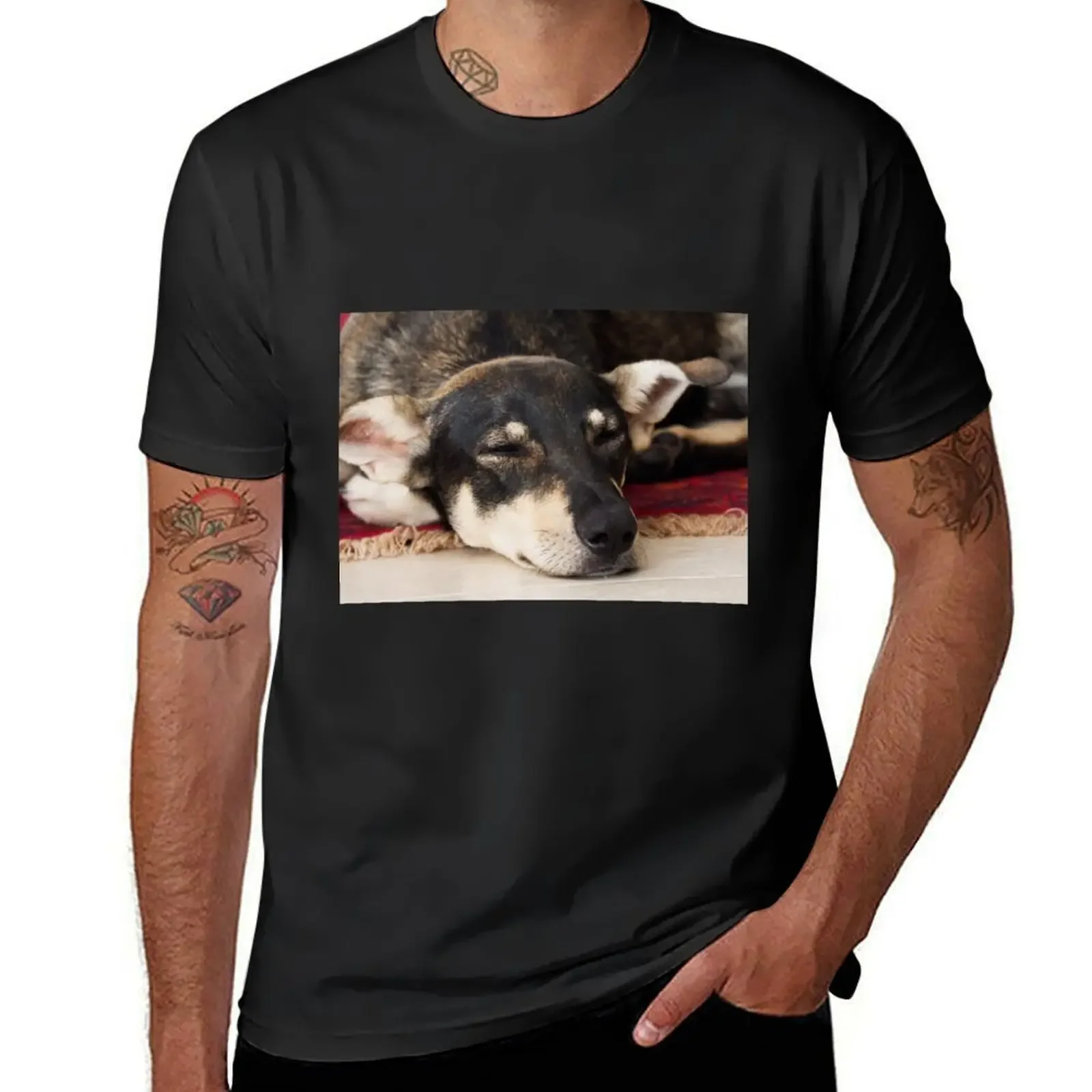 

Wonder Dog T-Shirt man clothes rapper graphic tees plain black t shirts men