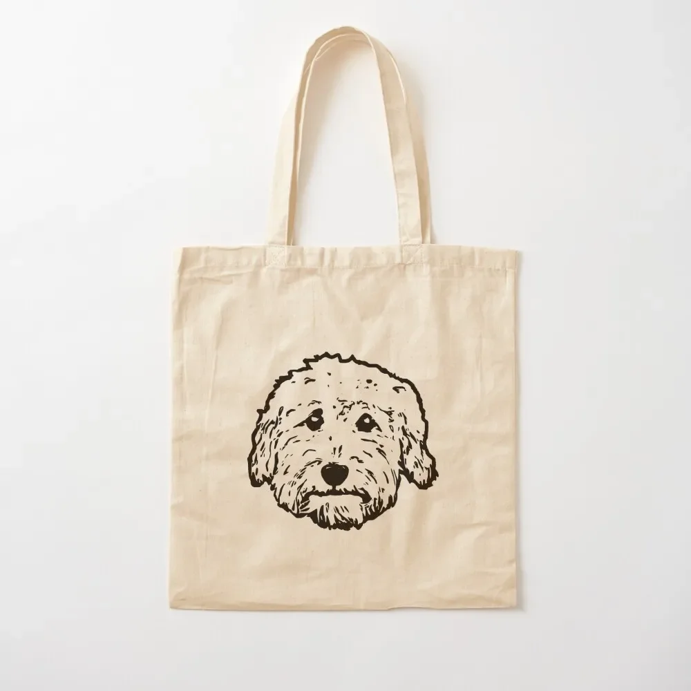 

Goldendoodles! Labradoodles - any adorable doodle dog in black and white Tote Bag cute pouch bag shopper bag women