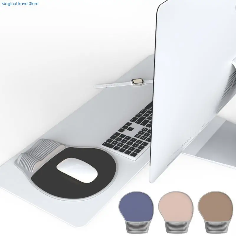 N2UB Ergonomische Maus -Pad -Handgelenk Ruhmassage Designing Platz sparen Speicherschaumkissen