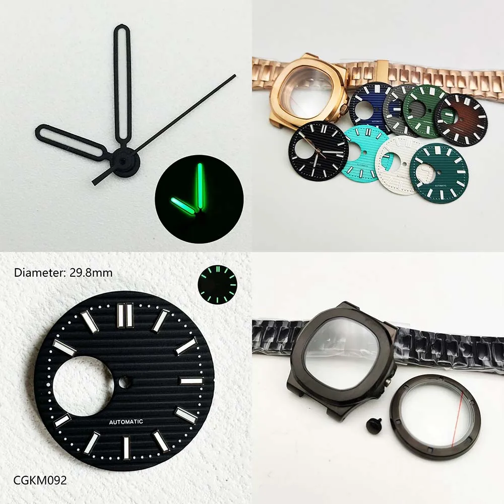 29.8mm Improved PP Watch 39mm Sapphire Case Kit Suitable for NHdial38dial Movement Watch Accessories Customized Men's Watch