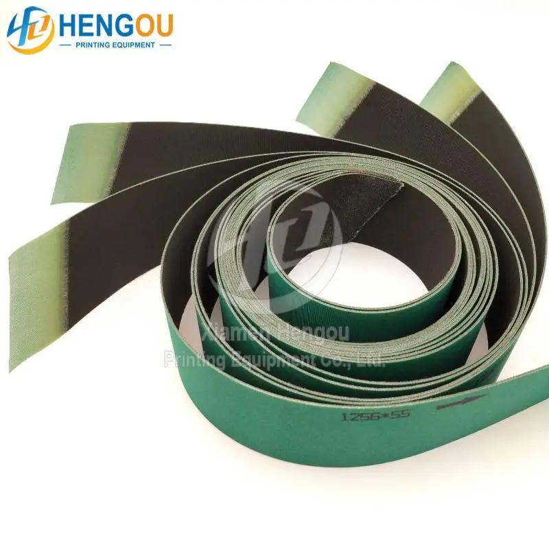 5 pieces 1256x55x1mm without hole belt for SM74 printing machine M2.020.018 belt