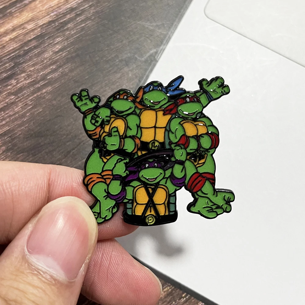 Cartoon Turtle Enamel Pin