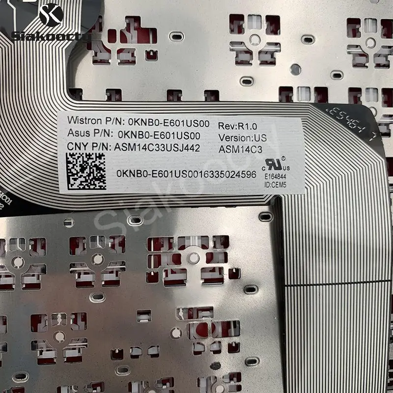Imagem -02 - Teclado dos Eua para Asus G751 Siakoocty G751j G751jl G751jm G751jt G751jy Gfx71j Gfx71jt Gfx71jy Series Laptop Notebook