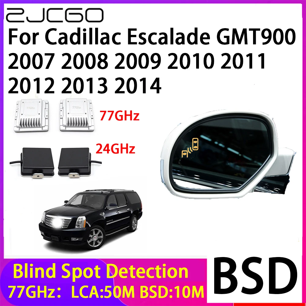 

ZJCGO Car Blind Spot Detection BSD Mirror Rear Radar Detection System for Cadillac Escalade GMT900 2007~2014