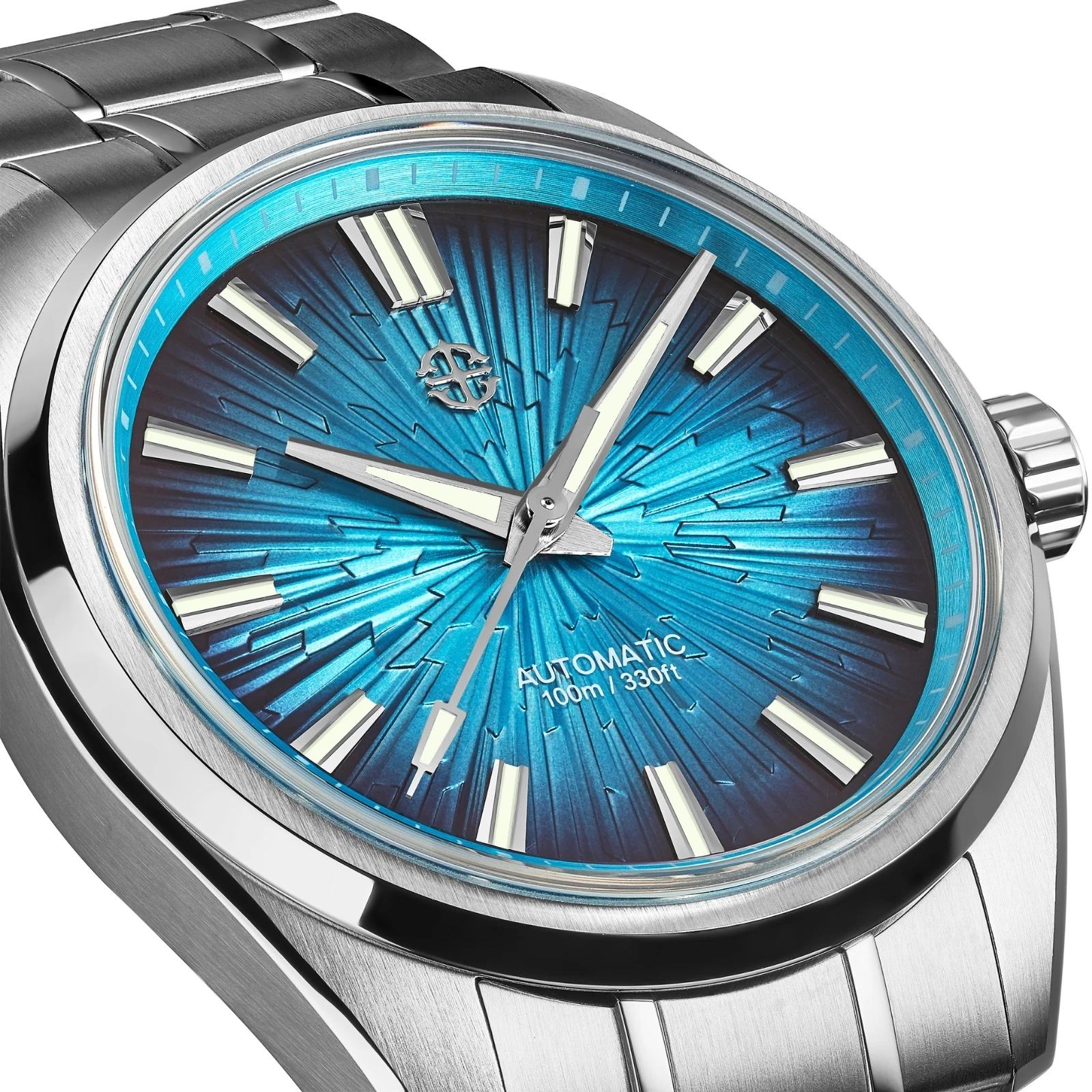 AETHELSOHN Aqua Shard PT5000 Vintage Watch Sapphire Automatic Mechanical Watches 100m Waterproof 40MM Stainless Steel Watch Men