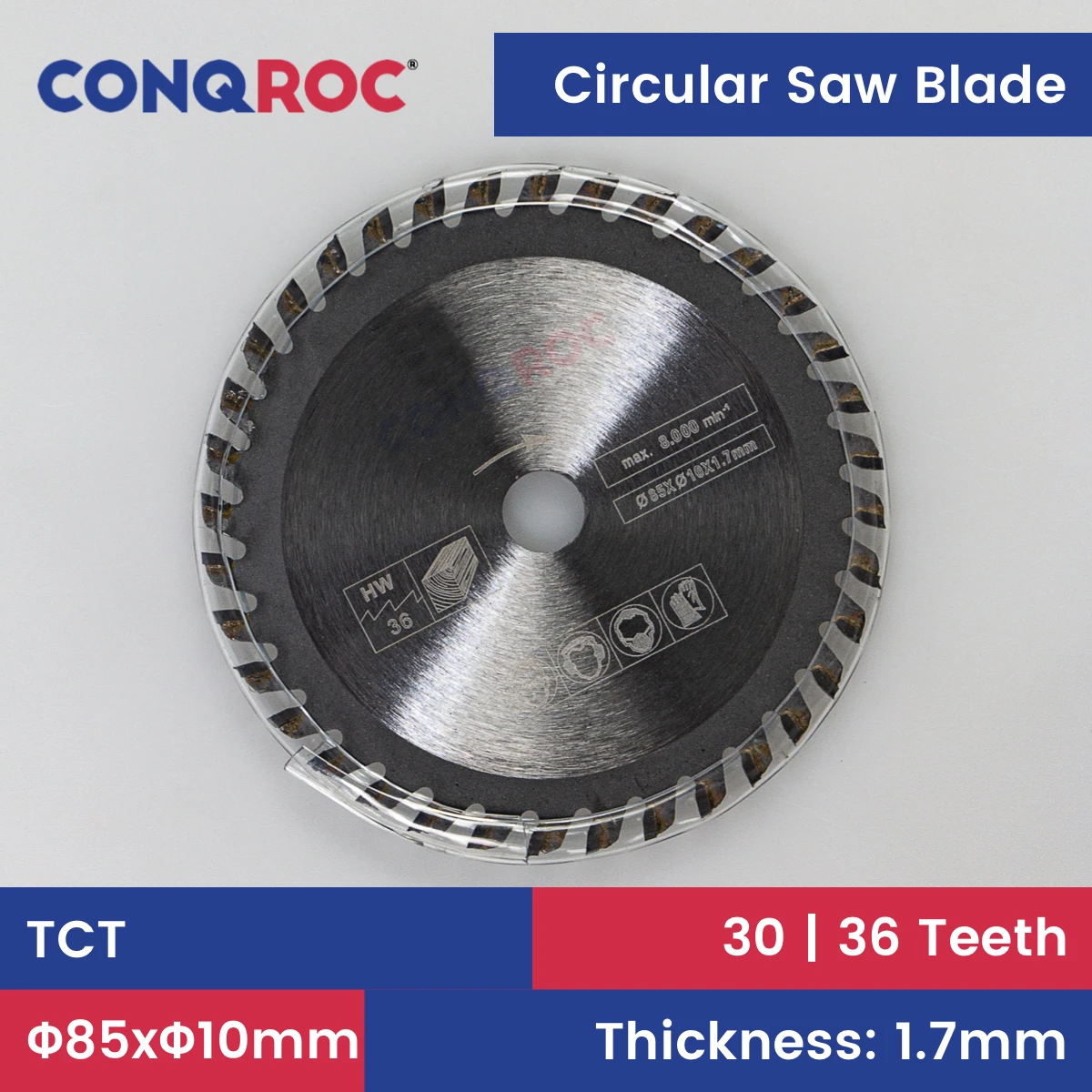 

85x10 мм TCT циркулярная пила Thickness-1.7mm 30 зубьев | 36-зубчатый деревообрабатывающий режущий диск