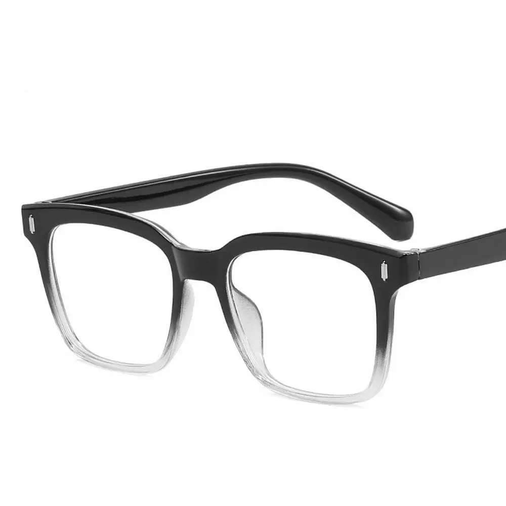 

Square Gradient Black Transparent Gradient Frame Korean Computer Eyewear Black Frame Eyeglasses Women Eyeglasses Fake Glasses