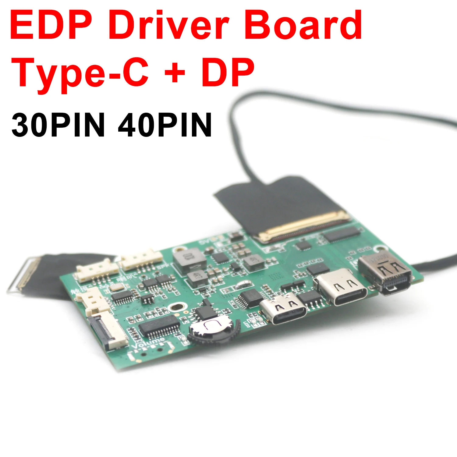 Isdn USB Type-c DP do płyty sterownika EDP 30PIN 40PIN Przenośny ekran projektora LCD Laptop Notatnik Telefon konosiowy