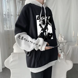 Japan Anime Bungo Stray Dogs Harajuku Osamu Dazai Manga Hoodies Bungou Stray Dogs Streetwear Men Plus Size Winter Sweatshirts