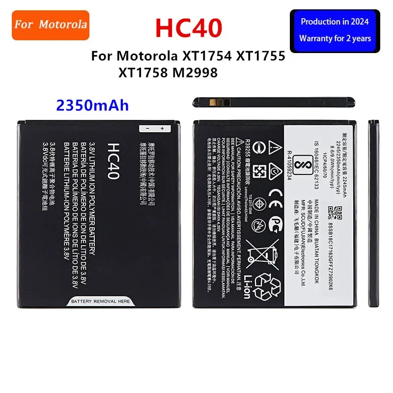 Battery KC40 HC40 HC60 GK40 For Motorola Moto E6 Plus XT1754 XT1755 XT1758 M2998 C Plus Dual SIM E3 G4 Play Phone Batteries