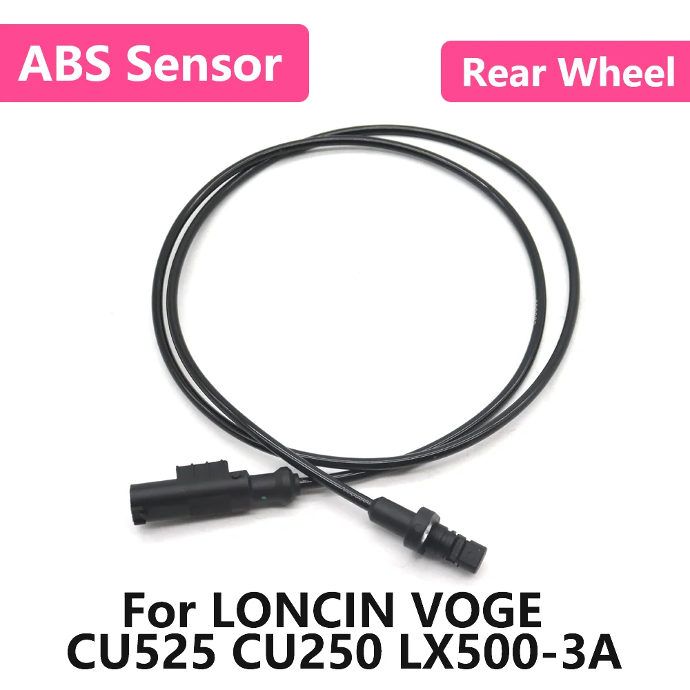 

For LONCIN VOGE CU525 CU250 LX500-3A CU 250 525 LX 500 3A Motorcycle Rear Wheel Signal ABS Wheel Speed Sensor Wire