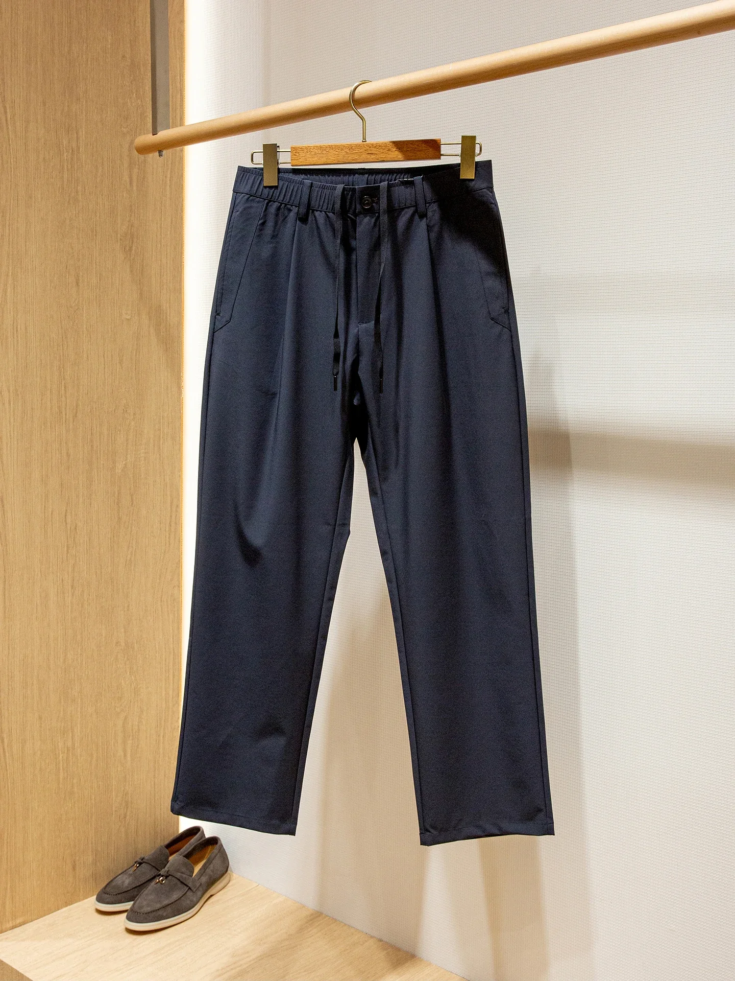 

Techno Functional Nylon Fabric Urban Outdoor Functional Stretch Casual Pants