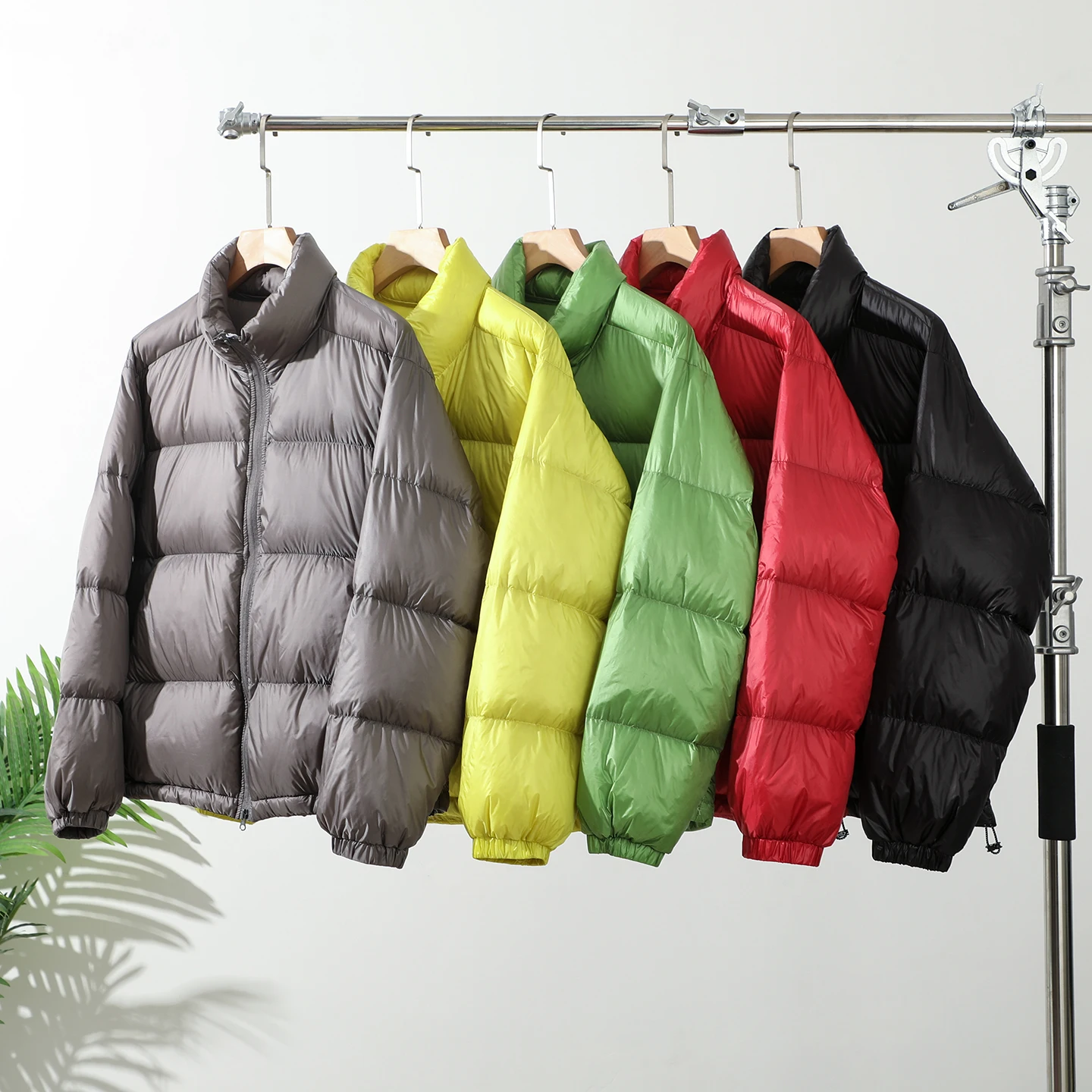 

Утепленная мужская зимняя куртка-пуховик 90 Du с высоким воротником-стойкой, водонепроницаемая, повседневная, с длинными рукавами, на молнии