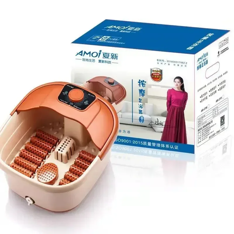 Fully Automatic Heated Foot Soaking Bucket Deep Massage Foot Bath With Constant Temperature Control Household Foot Spa
