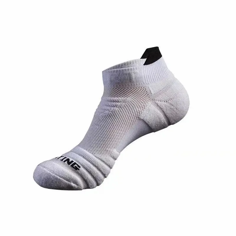 1/4 Pairs Men Professional Outdoor Sports Socks Fashionable Basketball Running Deodorizing Sweat Absorbing Towel Bottom Socks view 4