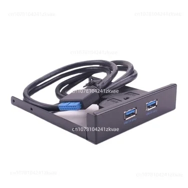 Desktop floppy drive bit 19/20Pin to USB3.0 front panel rack expansion card panel dual port