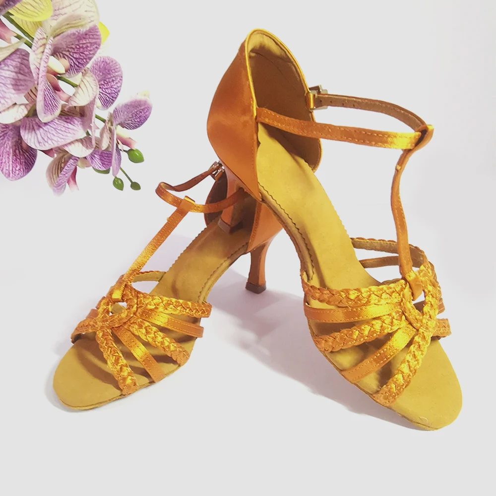 

Salsa Latin Dance Shoes Adult Social Dancing Sneakers MS Tango Flamenco Shoes Kids BallroomDancingShoesHighStilettos Hot BD2368